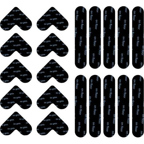 Anti Derapant Tapis, 20 Pcs Tapis Antidérapant, Réutilisable et Lavable Tapis Antidérapant Rug Grippers pour planchers de Bois Franc,carpettes et Tapis (1/5)