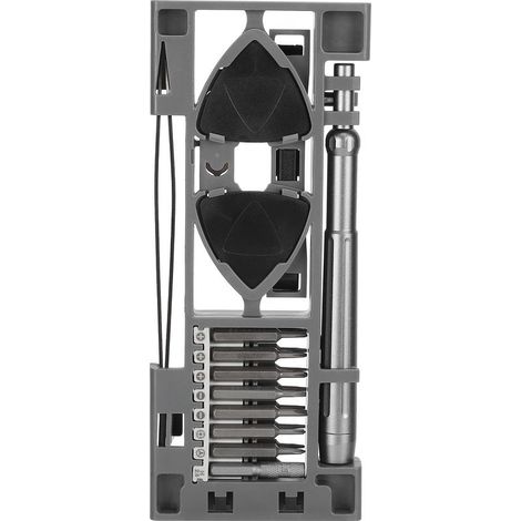 Tournevis électrique 24-en-1 avec embouts magnétiques, précision et rotation 360° pour écrous (1/5)