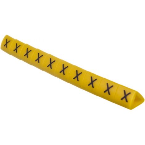 Marcador de cables OZ-1/X amarillo E04ZP-01020204600 /100 unidades/