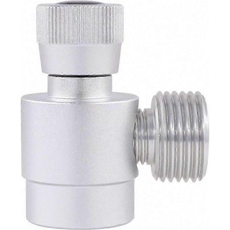 Adaptateur de recharge bouteille CO2, raccord M10x1 vers W21.8-14 pour réservoirs d'argon, connecteur fileté robuste, usage professionnel, pièce unique, métal durable, fixation étanche, accessoire de (1/5)