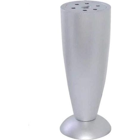 MOBILA - PIEDINO IN ABS REGOLABILI H115-120MM FINITURA ALLUMINIO
