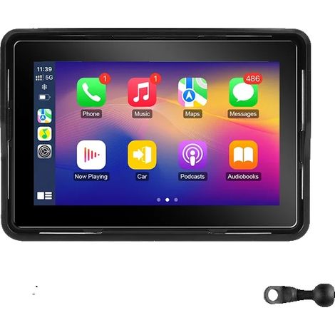 GPS de moto, CarPlay sans fil, écran étanche, 7 pouces PND TPMS (1/2)