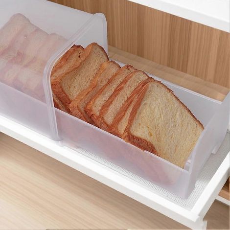 Boîte à pain en plastique noir avec joint hermétique, idéale pour le plan de travail, la cuisine et le rangement à domicile.-AquaForge (1/5)
