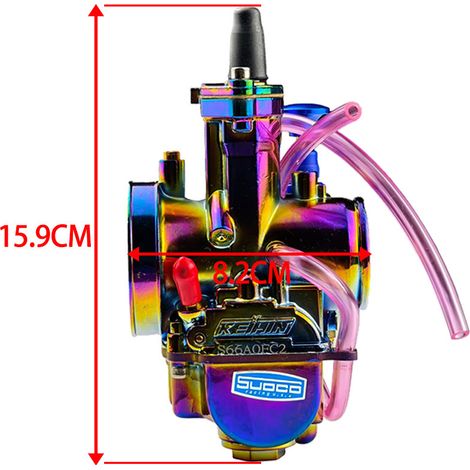 Direct sales of PWK34 color-plated carbureted motorcycles with repair kits, suitable for motorcycle modifications. (1/4)