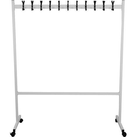 eurokraft basic, Portemanteau mobile, h x p 1700 x 550 mm, 2 x (1/5)