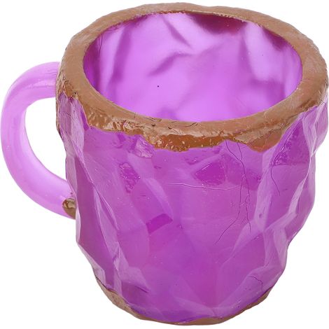 Kaffeetasse aus Kunstharz mit Mineralkristall-Imitation – Exquisite, dekorative Kaffeetasse aus Kunstharz mit Mineralkristall-Imitation (1/5)