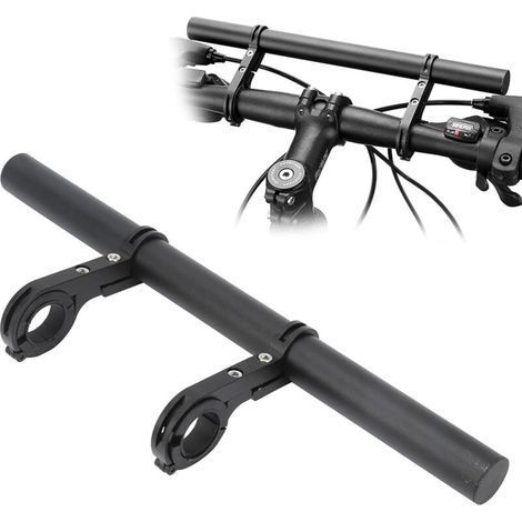 Bike Storage, Bike Handlebar Extension Light Phone Holder 20CM Aluminum Alloy Bike Handlebar Extension Bracket Bike Headlight Holder Handlebar Bracket-RAP (1/5)