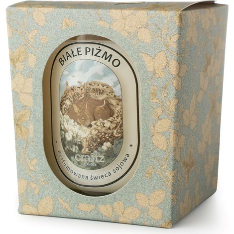 Bougie parfumée au musc blanc et à la cire de soja 165 g