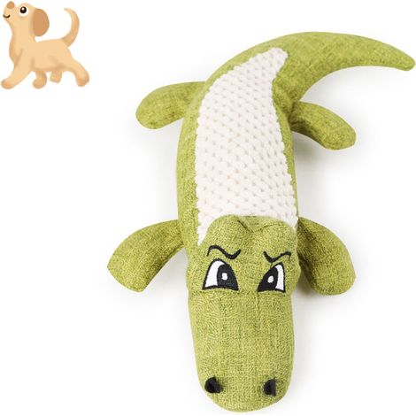 Jouet chien couineur en coton, hochet canin pour nettoyage dentaire et jeu sonore