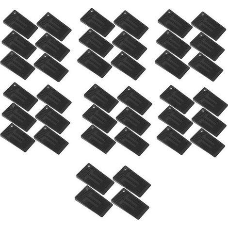 Cales de nivellement pour meubles - 40 pièces - Entretoises de nivellement - Plastique - Pieds de nivellement - Cales de nivellement - Pieds de nivellement - Pour niveler et stabiliser les Meubles - 5 (1/5)