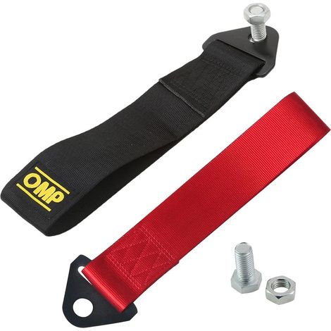 Sangle de Remorquage - Nylon 2 T - Pour Pare-Chocs Avant Arrière - Universelle - 2 Pièces (1/5)