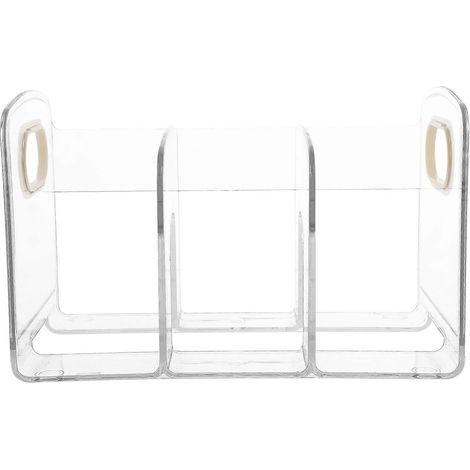 Porte-livres transparent pratique pour le rangement, étagère à livres en acrylique (1/5)