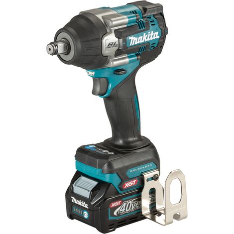 Pistola de pernos 1/2'' 750Nm 40V max MAKITA 2 batt. BL4040 + cargador - TW007GM201 (1/4)