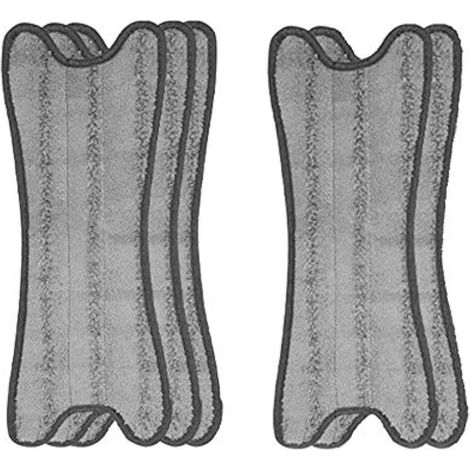 Lot de 5 tampons originaux réutilisables en microfibre pour balai plat à essorage automatique (1/5)