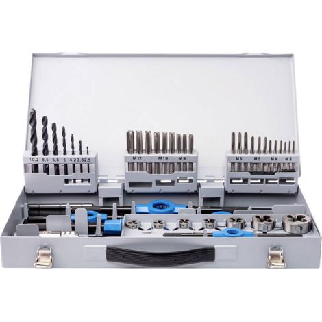 GSR 00708080 KIT maschi e filiere 45 parti HSS-G metrica M3 - M12 (1/4)