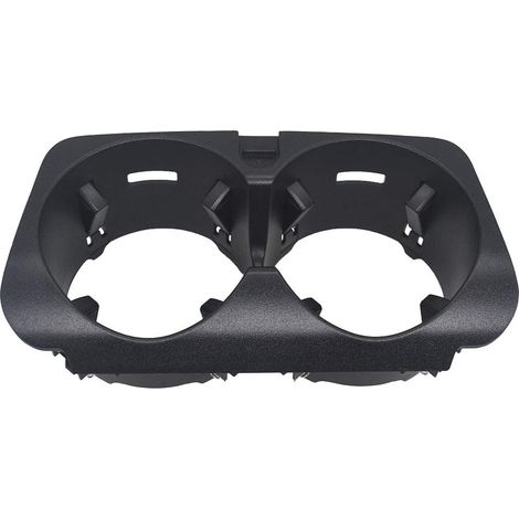 Porte-gobelet universel JeiibrZui pour voiture avec ventilation - Diamètre 7,8 cm - Support pour téléphone portable et bouteille - Noir - Installation facile pour canettes de café et bouteilles d'eau (1/5)