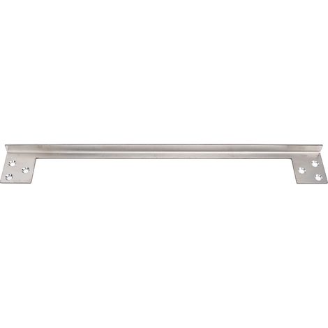 Plaque de protection de loquet de porte pour porte à ouverture extérieure, protection de sécurité en acier inoxydable, plaque de renfort de loquet de porte en forme de L pour la maison, 28 cm (11 pouc (1/5)