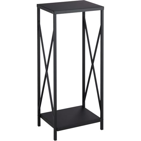 Scaffale porta legna dal design chic per camino 150 x 30 x 120 cm per una pratica conservazione in acciaio nero 130011555