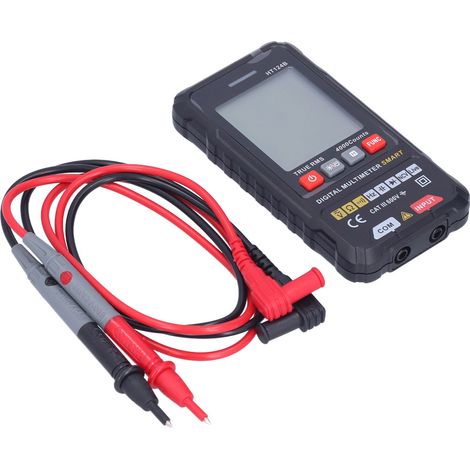 HT124B Digitales Multimeter mit automatischer Bereichswahl, tragbar, hochpräzise, True-RMS-Smart-Multimeter zur Messung von Spannung, Widerstand und Kapazität (1/5)