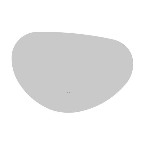 FugaFlow Eccelente Arredo Miroir Sim - 60x40cm - éclairage - chauffage miroir - horizontal/vertical - organique