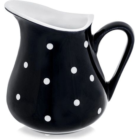 Ceramic Jug Black 480 ml - Dishwasher & Microwave Safe (1/5)