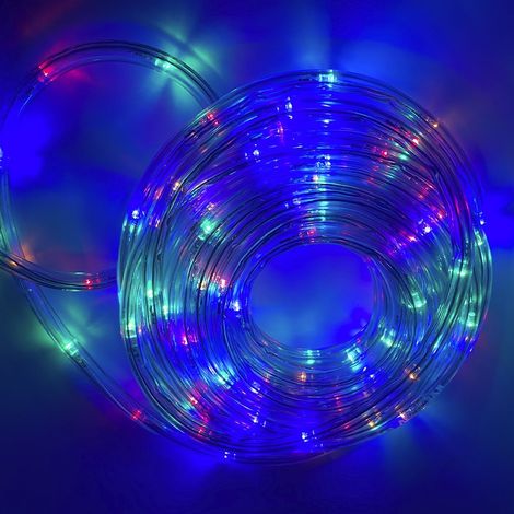 Guirlande lumineuse LED multicolore de 10 m avec 8 fonctions