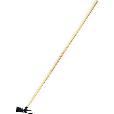 OGROD Serfouette panne et fourche 2 dents en acier manche long en bois de frêne FSC (1/5)