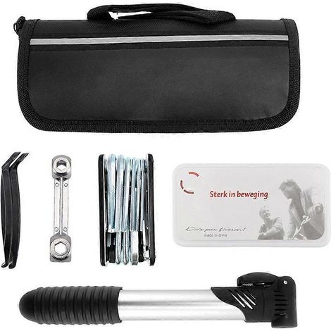 Kit di riparazione d'emergenza per pneumatici sgonfi, set di ricambi per biciclette e motociclette (1/5)