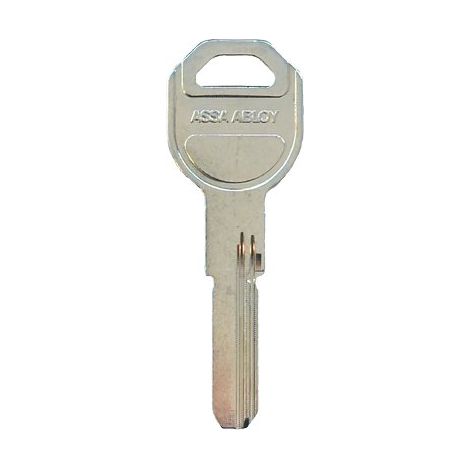 CHIAVE PUNZONATA YALE SERIE SIRIO PRO ORIGINALE - OTTONE NICHELATO- 5 pezzi