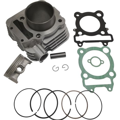 Motorcycle cylinder kit, compatible with Yamaha YBR250 XTZ250 YS250 FZ250 cylinders with 74 mm pistons. (1/4)