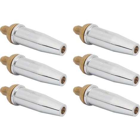 10 Pièces Buse de Découpe au Gaz Propane Acétylène Type Manchon Tête de Pistolet G07‑303