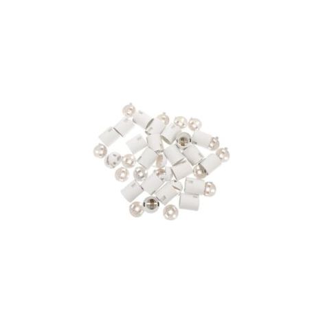 Juego de 20 portalámparas para luminarias y accesorios, base de casquillo para lámparas colgantes y otras aplicaciones.