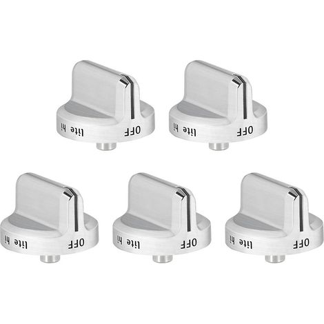 5304502763 Boutons de rechange pour cuisinière, compatibles uniquement avec les cuisinières à gaz (5 pièces) (1/5)