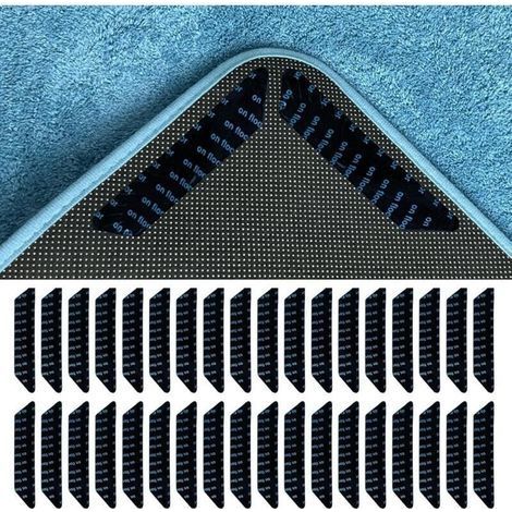 Lot de 36 tapis de carrelage antidérapants, tapis d'escalier antidérapants à forte adhérence, tapis de douche antidérapant, idéal pour les sols en bois et en carrelage. (1/5)