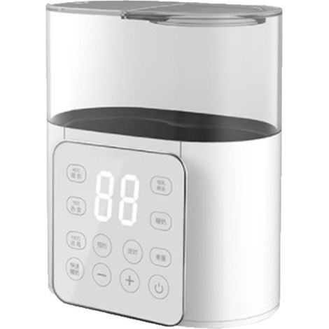 Chauffe-biberon, stérilisateur de biberon multifonctionnel, chauffe-aliments pour bébé et garde-chaud avec écran LCD, blanc (1/4)