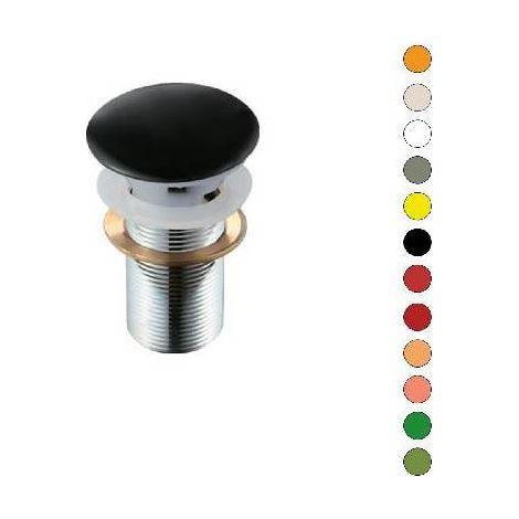 PILETTA CLICK-CLACK LAVABO "FANCY" CON TROPPO PIENO Misura: Arancio