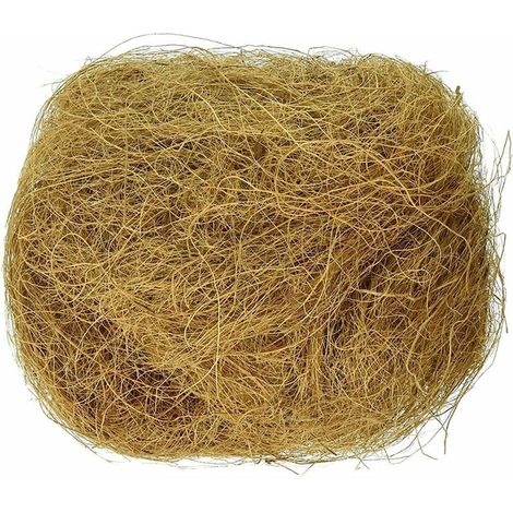 Nido de cría para pájaros, nido de coco natural para pájaros, accesorios de coco natural, juguetes para periquitos, periquitos, periquitos. (1/5)