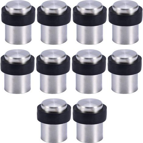 Türstopper – Geeignet für die Montage im Haus – 10 Türstopper aus Edelstahl, 4,5 cm (1/5)