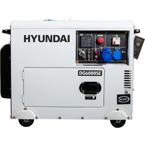 DHY6000SE Generador diésel insonorizado Serie Pro 5,3Kw HYUNDAI (1/5)