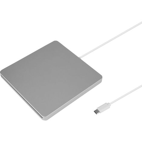 Graveur DVD Externe Type C - Fonction Silencieuse, Chargement par Fente, Brûlage en Un Bouton (1/5)