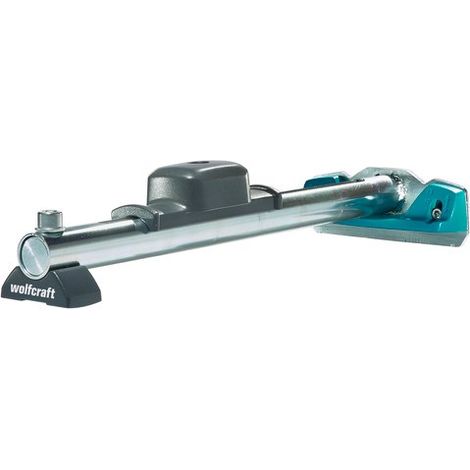 wolfcraft I Hammer-Zugeisen I 6945000 I 3-in-1-Produkt zum fugenfreien Verbinden von Laminat und Parkett I Schlaghammer