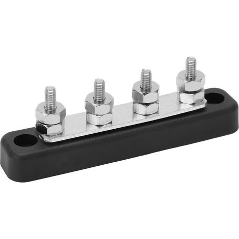 Barre omnibus de distribution électrique ignifugée et protégée contre la corrosion, 3/16 po, 150 A CC, 48 V (1/5)