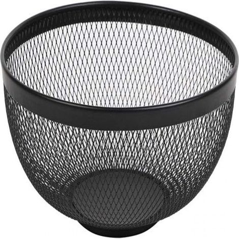 Panier À Fruits En Maille Métallique - 25 Cm De Diamètre - Design À Mailles Ouvertes - Pour Cuisine Comptoir Salle À Manger - 1 Pièce (1/5)
