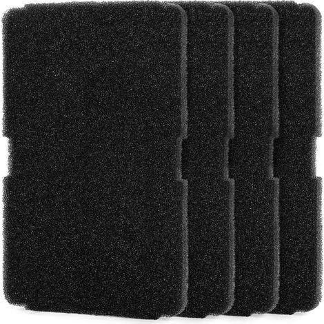 Lot de 4 filtres pour séchoir. Filtre adapté pour sèche-linge Beko 2964840100. Filtre pour échangeur 240 x 155 x 11 mm. Filtre en éponge réutilisable pour sèche-linge à condensation et (1/5)