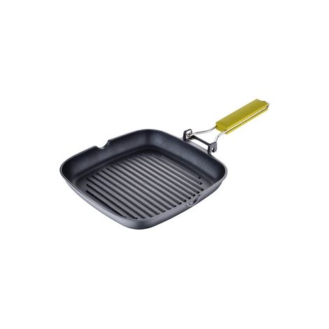 ASADOR 24X24X3.7CM ALUMINIO FUNDIDO IND VERDE SAFARI BE