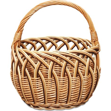 Cesto di vimini Cesto pasquale Święconka Come regalo Cesto junior (1/5)