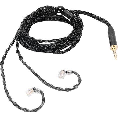 Earphone cable with 16 strands in silver OFC (1/5)