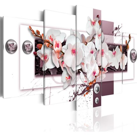 Tableau Imprimé "Orchid's Mechanism" 50 x 100 cm (1/2)