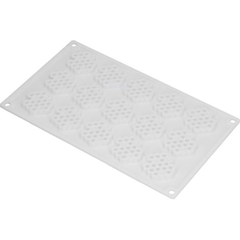 Moule en Silicone 15 Alvéoles en Nid d'Abeille, Antiadhésif pour Glace, Mousse, Gâteau, Outil DIY Pâtisserie (1/5)