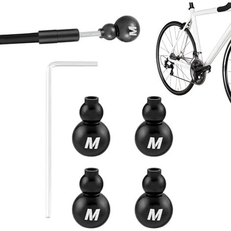 Embouts de câble de vélo sertis, 4 embouts de câble de dérailleur à clé Protection intérieure pour câble de levier de vitesse (1/5)